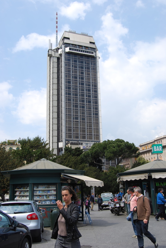 28 - Torre San Vincenzo, a prominent 25-story modernist skyscraper located in Genoa, Italy, designed by architect Attilio Bega